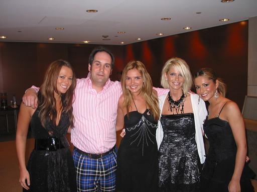 Mark Fellowes with Girls Aloud